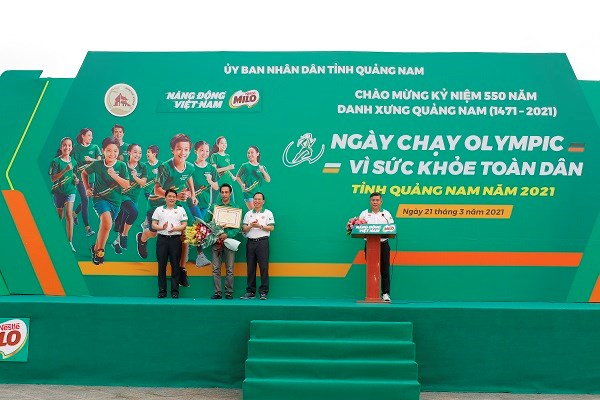 Quảng Nam tổ chức Ngày chạy Olympic vì sức khỏe toàn dân năm 2021 - Anh 1