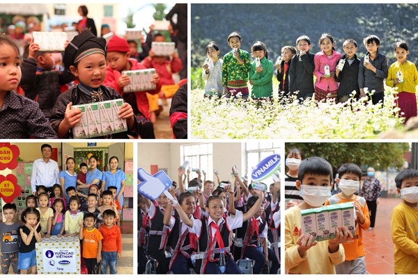 Nhân dịp kỷ niệm 45 năm thành lập, Vinamilk  và Quỹ sữa Vươn Cao Việt Nam khởi động hành trình 2021 với chiến dịch ý nghĩa  “Triệu ly sữa yêu thương, triệu nụ cười hạnh phúc” - Anh 2