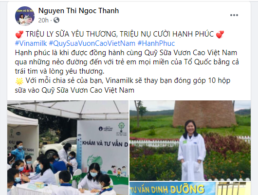 Nhân dịp kỷ niệm 45 năm thành lập, Vinamilk  và Quỹ sữa Vươn Cao Việt Nam khởi động hành trình 2021 với chiến dịch ý nghĩa  “Triệu ly sữa yêu thương, triệu nụ cười hạnh phúc” - Anh 3