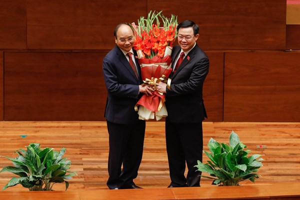 Chủ tịch nước Nguyễn Xuân Phúc tuyên thệ nhậm chức - Anh 2