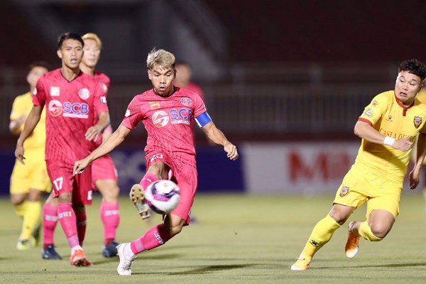 Vòng 9 V.League 2021: CLB Sài Gòn đã biết thắng, Viettel áp sát ngôi đầu - Anh 1
