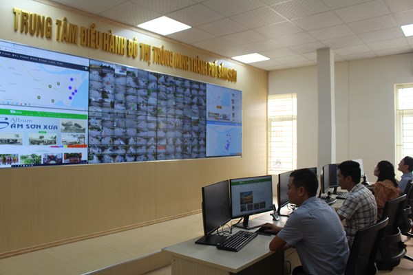 Thanh Hóa: Khai trương Trung tâm điều hành đô thị thông minh thành phố Sầm Sơn - Anh 2