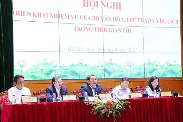 Triển khai nhiệm vụ của Bộ VHTTDL, Bộ trưởng Nguyễn Văn Hùng: Quyết liệt hành động, khát vọng cống hiến - Anh 1