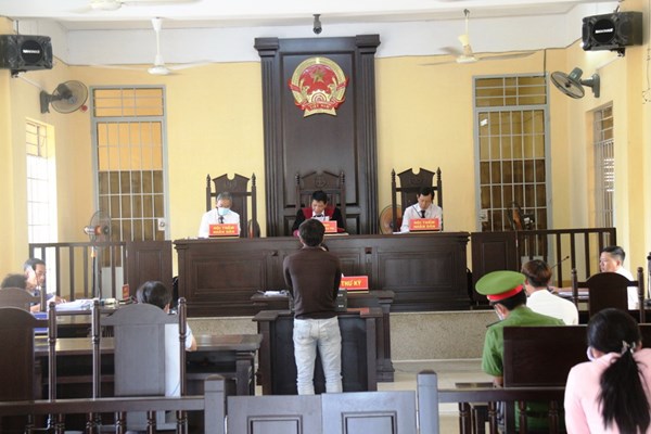 Phiên tòa xét xử vụ đập phá xe chở phóng viên Văn hóa tác nghiệp tại Khánh Hòa: Tuyên phạt các đối tượng 15 tháng tù giam - Anh 2