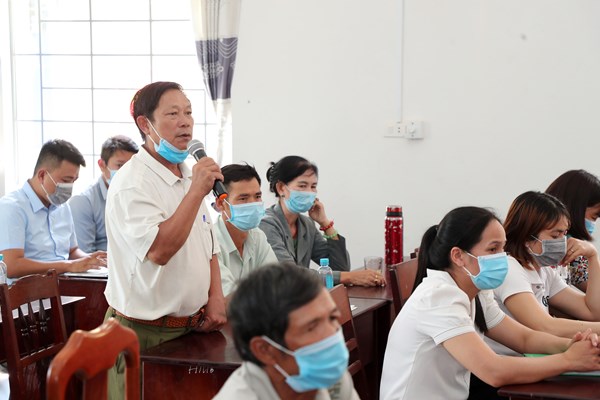 Bộ trưởng Bộ VHTTDL Nguyễn Văn Hùng tiếp xúc cử tri huyện Sa Thầy (Kon Tum) - Anh 5
