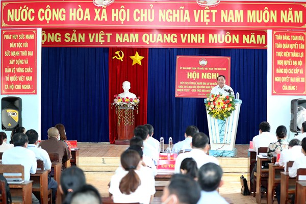Cử tri tâm đắc với Chương trình hành động của Bộ trưởng Bộ VHTTDL Nguyễn Văn Hùng - Anh 2