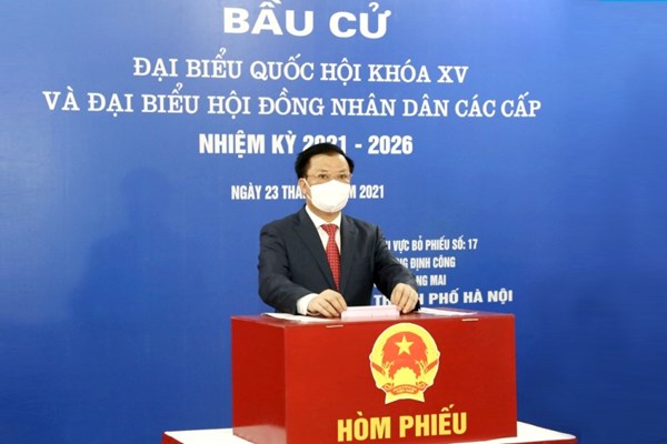 “Tôi tin tưởng cử tri Hà Nội sẽ phát huy ý thức trách nhiệm, niềm tự hào là người Thủ đô