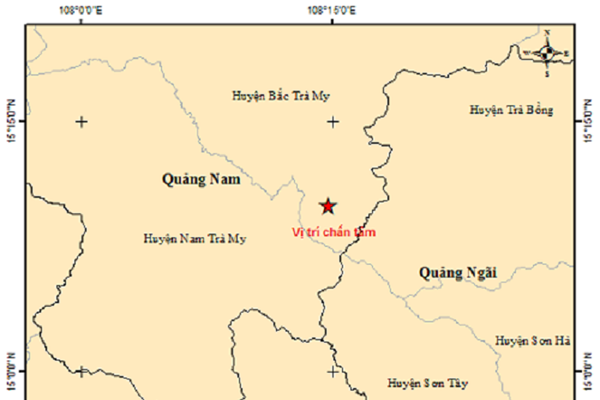 Quảng Nam: Xảy ra động đất ở huyện miền núi Nam Trà My - Anh 1