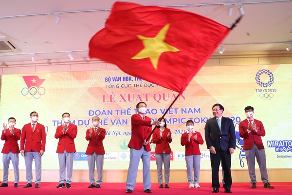 Thể thao Việt Nam xuất quân lên đường dự Olympic Tokyo 2020: Khát vọng cống hiến để tạo thành sức mạnh - Anh 3