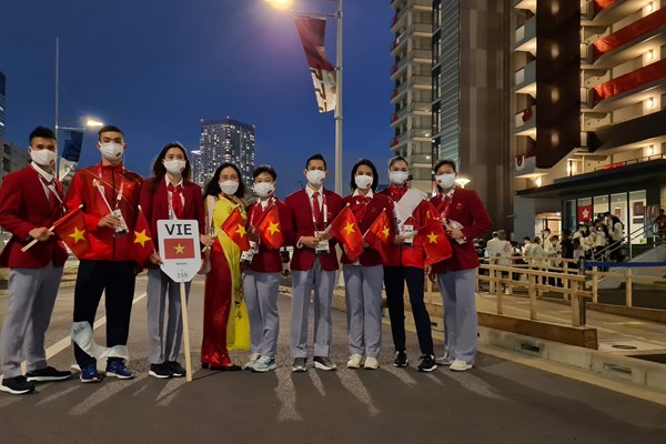 Đoàn Thể thao Việt Nam trước giờ khai mạc Olympic Tokyo 2020 - Anh 7