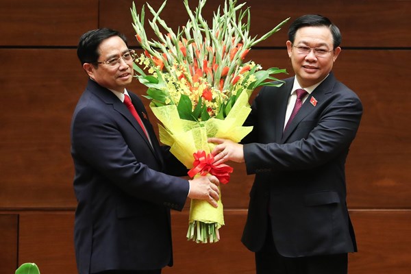Thủ tướng Chính phủ Phạm Minh Chính tuyên thệ nhậm chức - Anh 5