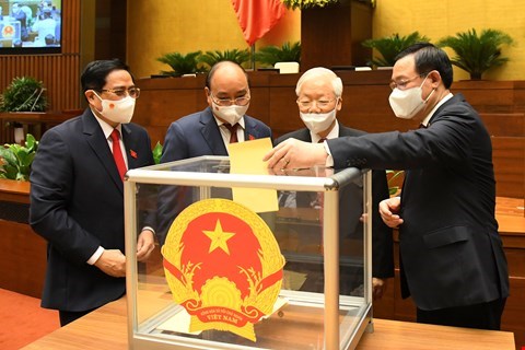 Thủ tướng Chính phủ Phạm Minh Chính tuyên thệ nhậm chức - Anh 2
