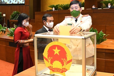 Thủ tướng Chính phủ Phạm Minh Chính tuyên thệ nhậm chức - Anh 3
