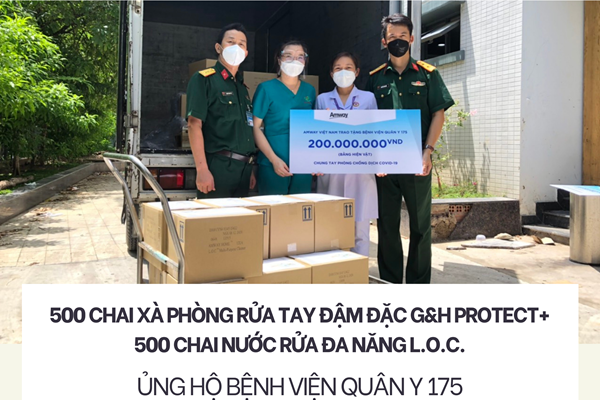 Amway Việt Nam ủng hộ các sản phẩm chăm sóc sức khỏe và thiết yếu đến tuyến đầu chống dịch - Anh 3