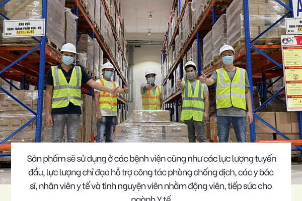 Amway Việt Nam ủng hộ các sản phẩm chăm sóc sức khỏe và thiết yếu đến tuyến đầu chống dịch - Anh 4