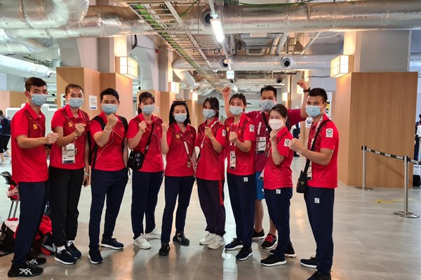 Đoàn thể thao Việt Nam về nước, kết thúc hành trình tại Olympic Tokyo - Anh 5