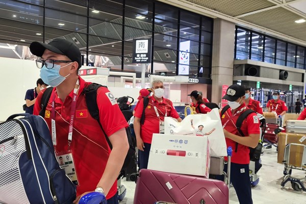 Đoàn thể thao Việt Nam về nước, kết thúc hành trình tại Olympic Tokyo - Anh 3