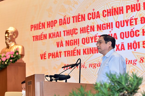 Tổng Bí thư Nguyễn Phú Trọng dự phiên họp đầu tiên của Chính phủ - Anh 4