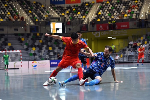 Tuyển Futsal Việt Nam thi đấu kiên cường trước Nhật Bản - Anh 1