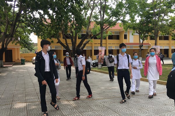 Quảng Nam ban hành phương án dạy và học, xử lý khi trường học có F0, F1 - Anh 1