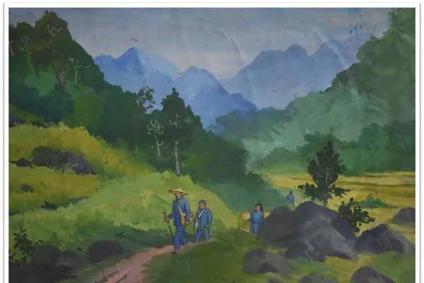 Kỷ niệm 76 năm ngày Quốc Khánh 2.9 (1945-2021): Phác họa con đường độc lập qua các tác phẩm mỹ thuật đặc sắc - Anh 3