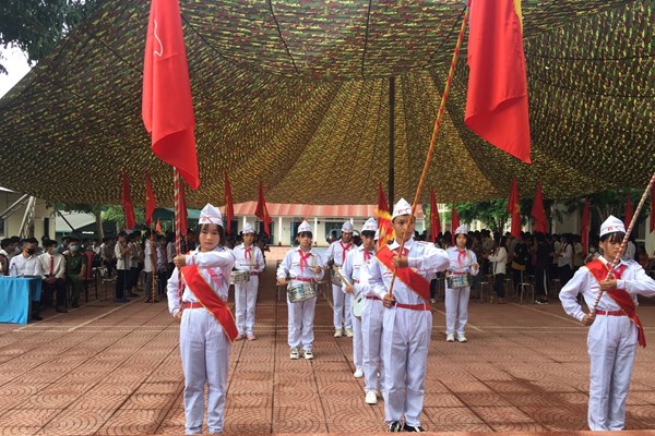 Hoc sinh ca nuoc du Le khai giang cua nam hoc dac biet - Anh 12