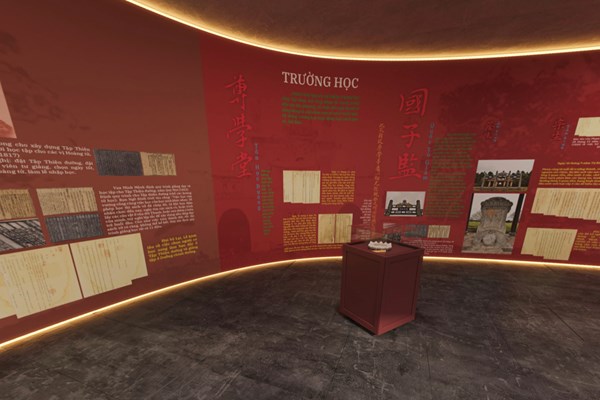 Triển lãm 3D tài liệu lưu trữ Giáo dục triều Nguyễn - vang vọng còn lại: Tìm lại vàng son một thuở - Anh 2