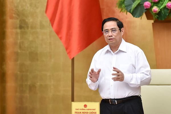 Thủ tướng Phạm Minh Chính chủ trì Phiên họp Chính phủ thường kỳ tháng 8 - Anh 2