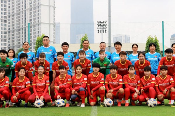 HLV Mai Đức Chung công bố danh sách 23 cầu thủ thi đấu tại Vòng loại Giải bóng đá nữ vô địch châu Á - Anh 1