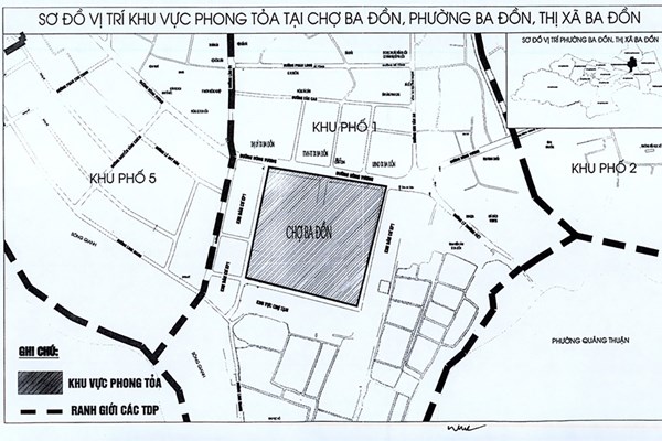 Quảng Bình: Phong tỏa chợ Ba Đồn vì xuất hiện 3 ca mắc Covid-19 - Anh 2