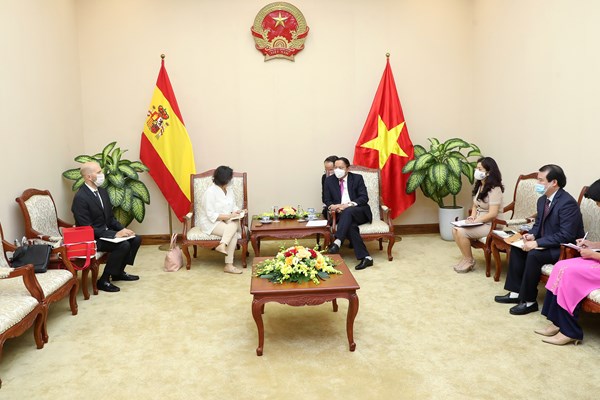 Bộ trưởng Nguyễn Văn Hùng đề nghị Tây Ban Nha hỗ trợ vaccine phòng chống Covid-19 cho Phú Quốc - Anh 2
