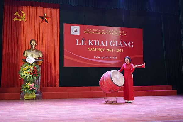 Lễ khai giảng đặc biệt của Trường Đại học Văn hóa Hà Nội - Anh 1