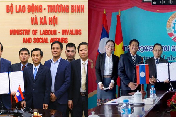 Việt Nam - Lào thúc đẩy hợp tác về lao động và phúc lợi xã hội - Anh 1