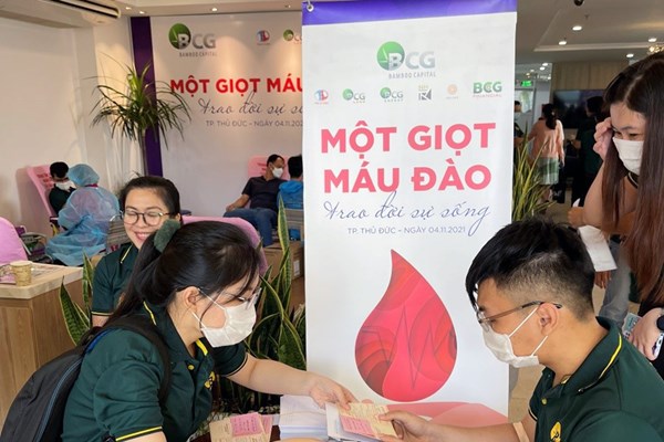 Tập đoàn Bamboo Capital tổ chức hiến máu tình nguyện - Anh 3