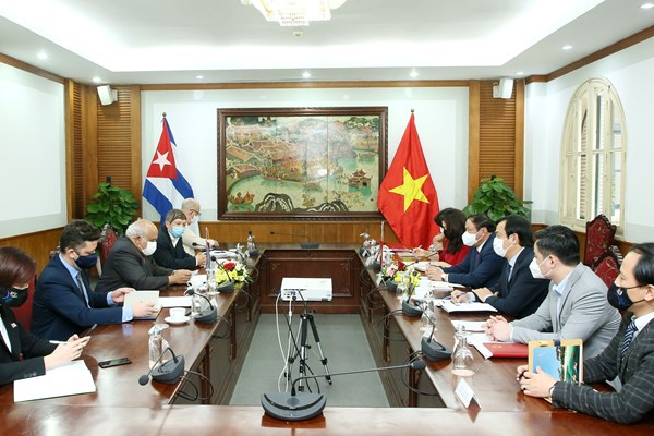 Việt Nam – Cuba tăng cường hợp tác về VHTTDL - Anh 1
