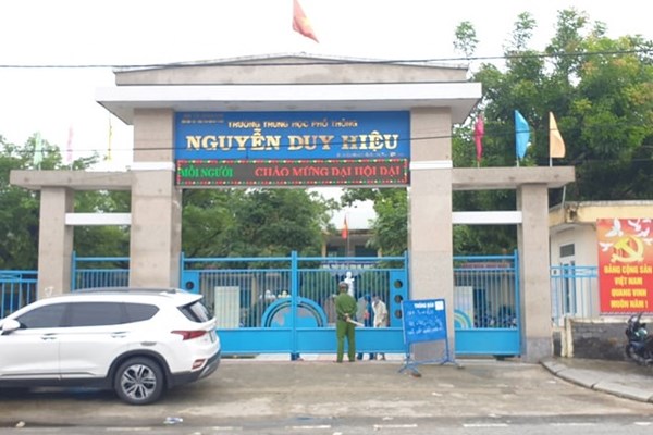 Quảng Nam: 25 học sinh tại một trường THPT dương tính với SARS-CoV-2 - Anh 1