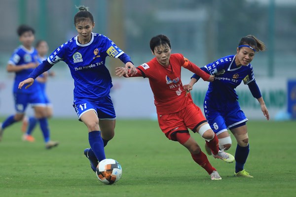 Giải bóng đá nữ VĐQG 2021: Hà Nội Watabe chia sẻ ngôi đầu cùng TP.HCM - Anh 1