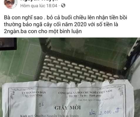 Quảng Nam: Một người dân nhận... 2.000 đồng hỗ trợ thiệt hại do bão - Anh 1