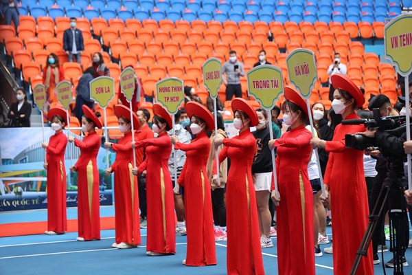 Quần vợt Việt Nam chuẩn bị cho SEA Games 31 - Anh 1