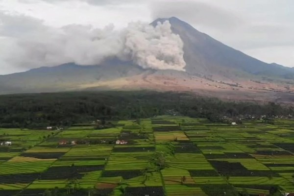 Indonesia: Núi lửa Semeru phun trào, giới chức phát cảnh báo tránh xa - Anh 1