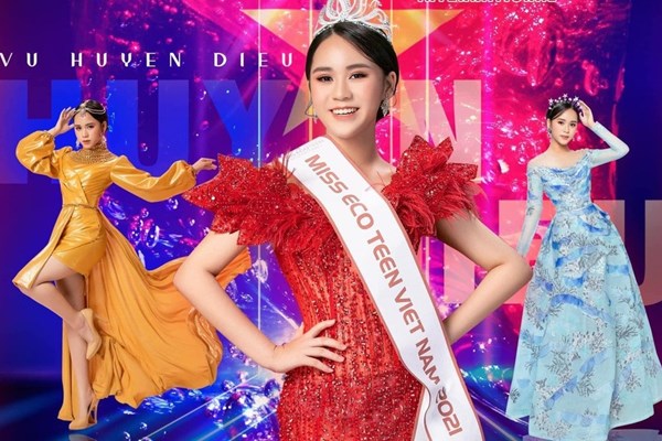 Đại diện 14 tuổi Việt Nam đăng quang Miss Eco Teen International - Anh 1