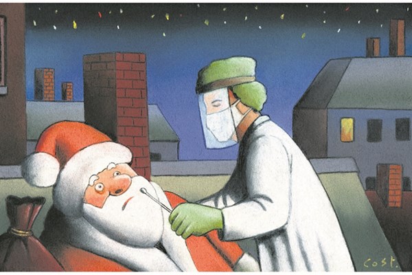 Từ Hí họa ông già Noel đến trang trí vui chơi Giáng Sinh trong dịch Covid ở Pháp - Anh 3