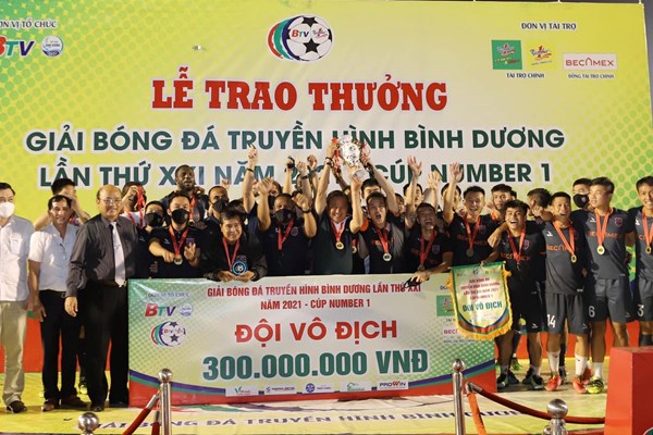 Bình Dương vô địch Giải bóng đá BTV Cup 2021 - Anh 1