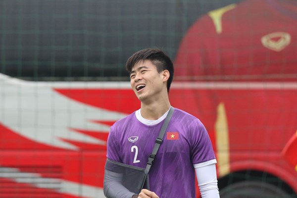 Các cầu thủ Việt Nam hứng khởi trong buổi tập của ngày đầu năm mới 2022 - Anh 5