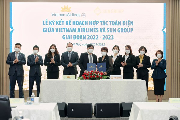 Tập đoàn Sun Group và Vietnam Airlines mở rộng hợp tác chiến lược giai đoạn 2022-2023 - Anh 3