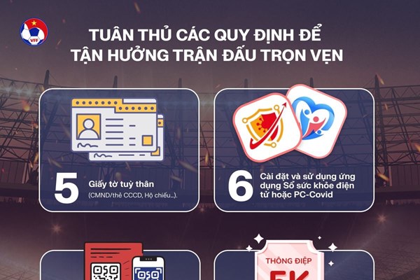 Khán giả cần chuẩn bị gì khi tới sân Mỹ Đình trận đội tuyển Việt Nam – Trung Quốc - Anh 2