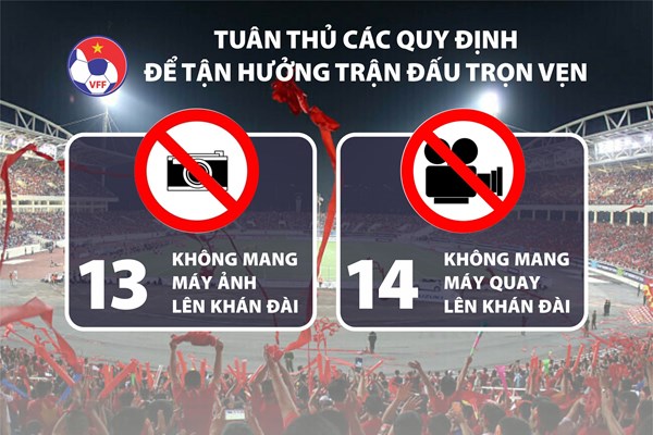 Khán giả cần chuẩn bị gì khi tới sân Mỹ Đình trận đội tuyển Việt Nam – Trung Quốc - Anh 4