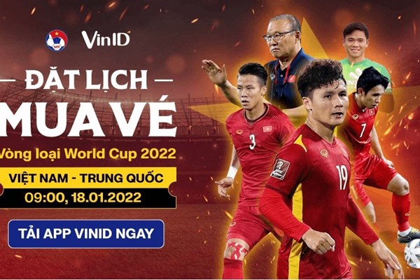 VinID mở bán vé trận Việt Nam - Trung Quốc đúng Mùng 1 Tết - Anh 1