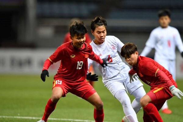 Tuyển nữ Việt Nam vào tứ kết Asian Cup 2022 - Anh 2