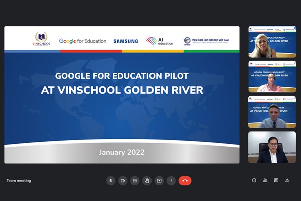 Hợp tác với Google và Samsung, Vinschool ứng dụng công nghệ, nâng cao chất lượng dạy -  học - Anh 1